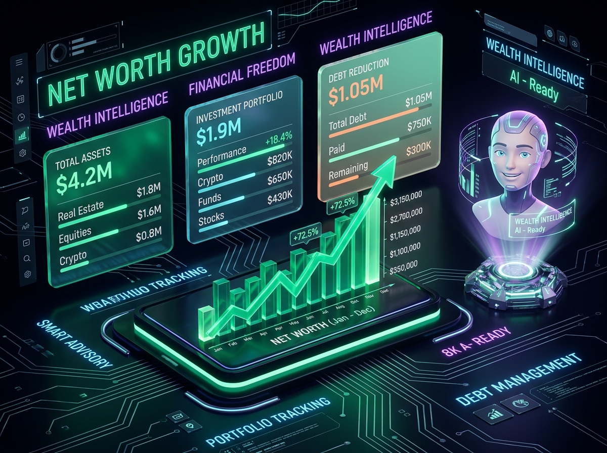 Анализ капитала Net Worth и финансовый советник Smart Budget